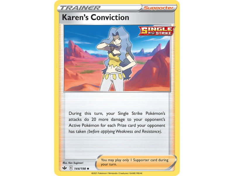 Karen's Conviction (Reverse Holo)