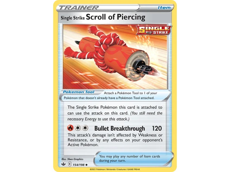 Single Strike Scroll of Piercing