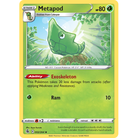 Metapod (Reverse Holo)