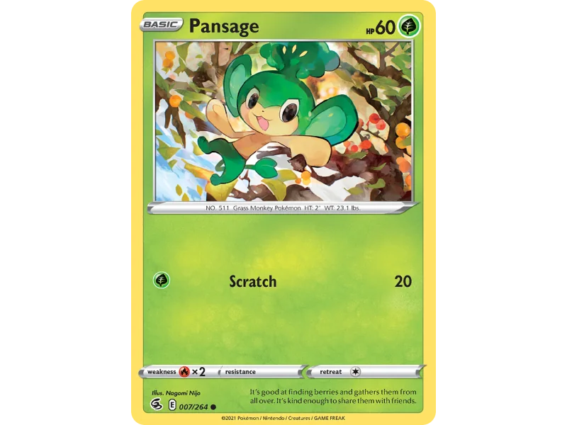 Pansage (Reverse Holo)