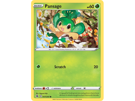 Pansage (Reverse Holo)