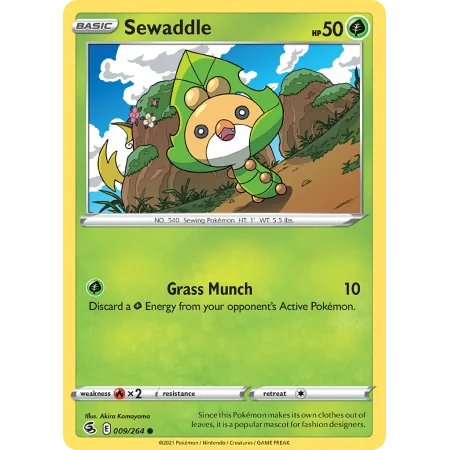 Sewaddle (Reverse Holo)