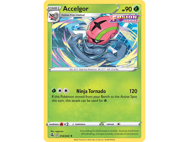 Accelgor (Reverse Holo)