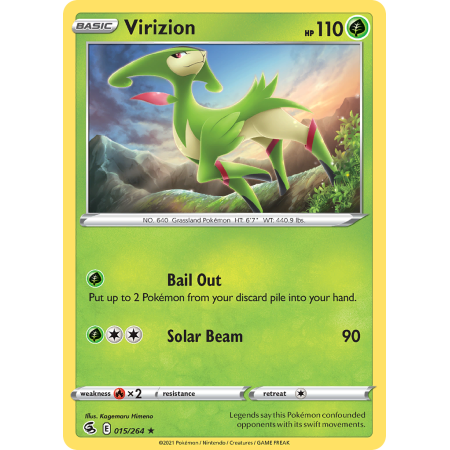 Virizion (Reverse Holo)