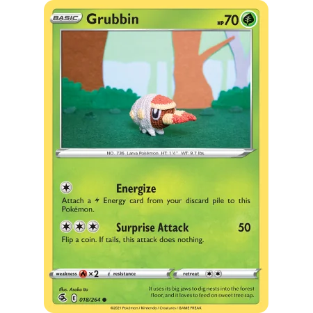 Grubbin (Reverse Holo)