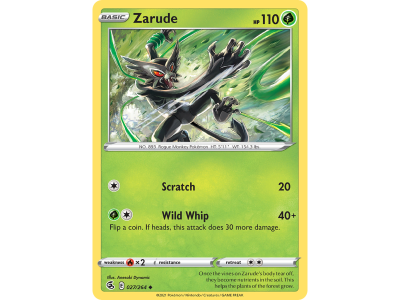 Zarude (Reverse Holo)