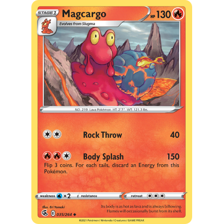 Magcargo (Reverse Holo)