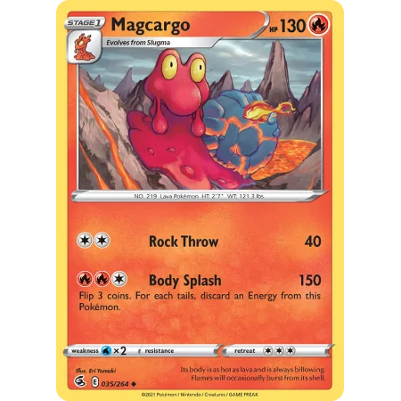Magcargo (Reverse Holo)