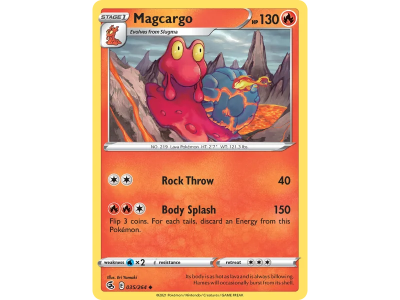 Magcargo (Reverse Holo)