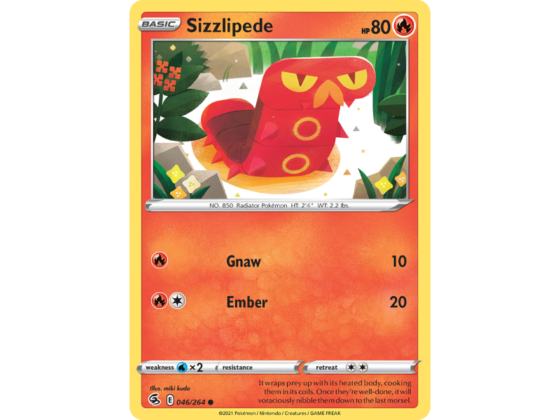 Sizzlipede (Reverse Holo)