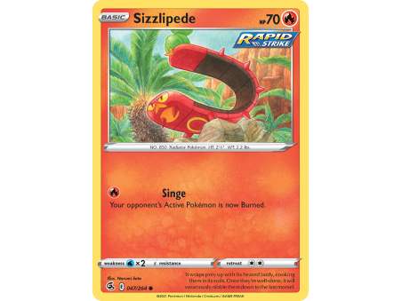 Sizzlipede (Reverse Holo)