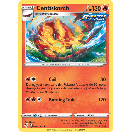 Centiskorch (Reverse Holo)