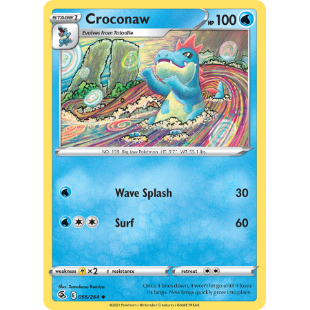 Croconaw (Reverse Holo)