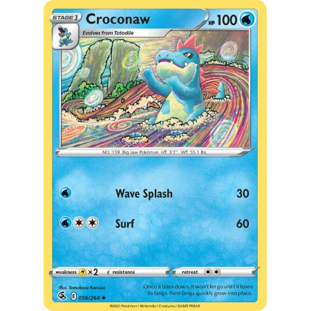 Croconaw (Reverse Holo)
