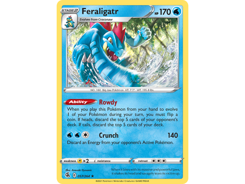 Feraligatr (Reverse Holo)