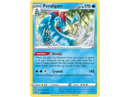Feraligatr (Reverse Holo)
