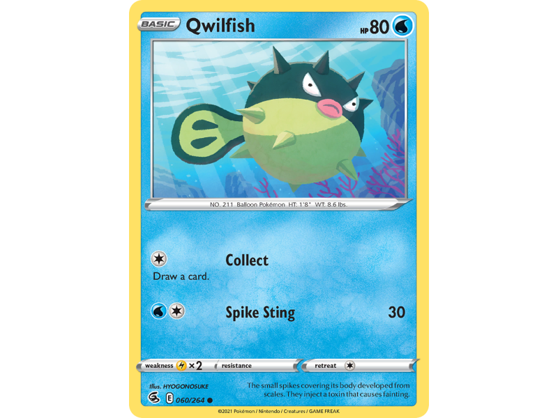 Qwilfish (Reverse Holo)