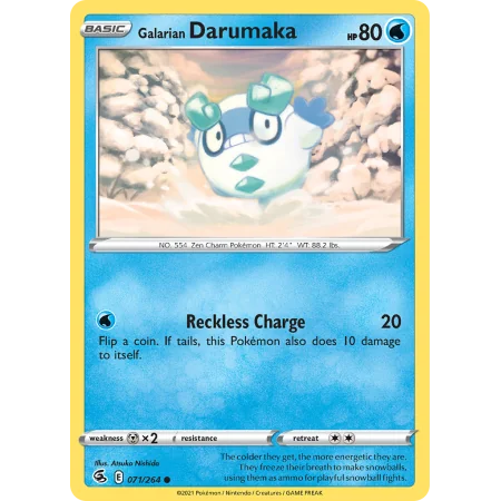 Galarian Darumaka (Reverse Holo)