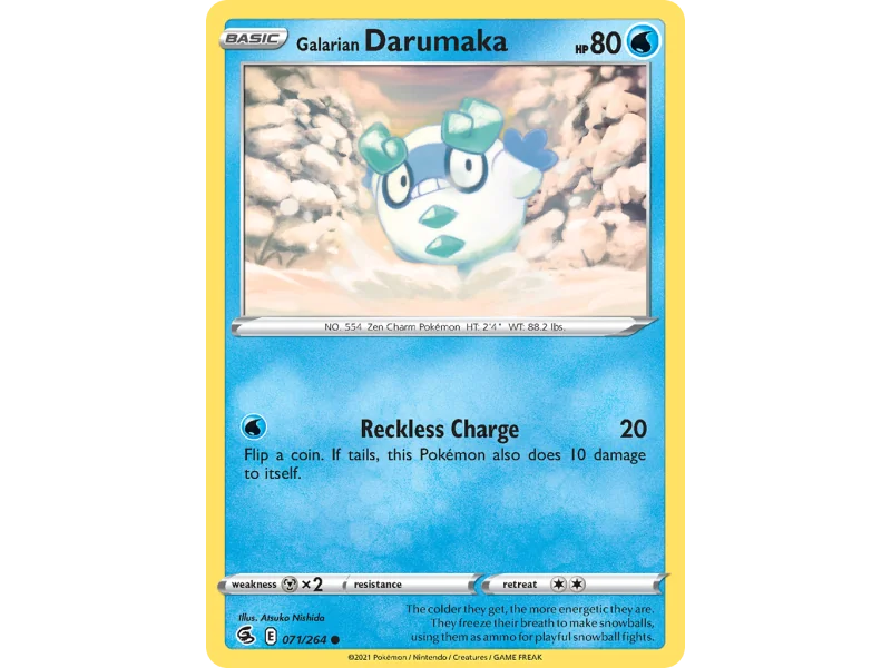 Galarian Darumaka (Reverse Holo)