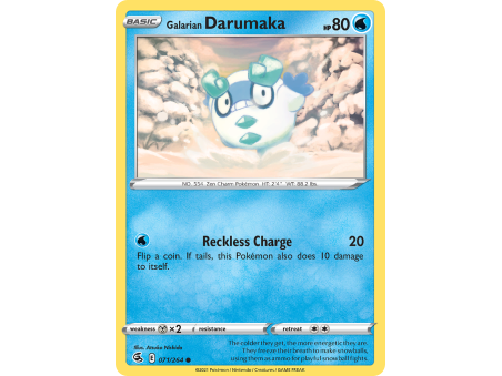 Galarian Darumaka (Reverse Holo)