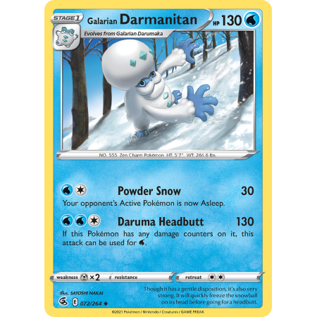 Galarian Darmanitan (Reverse Holo)