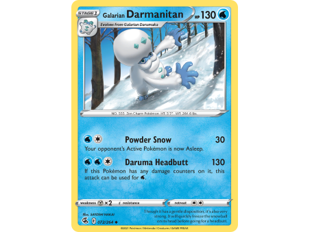 Galarian Darmanitan (Reverse Holo)