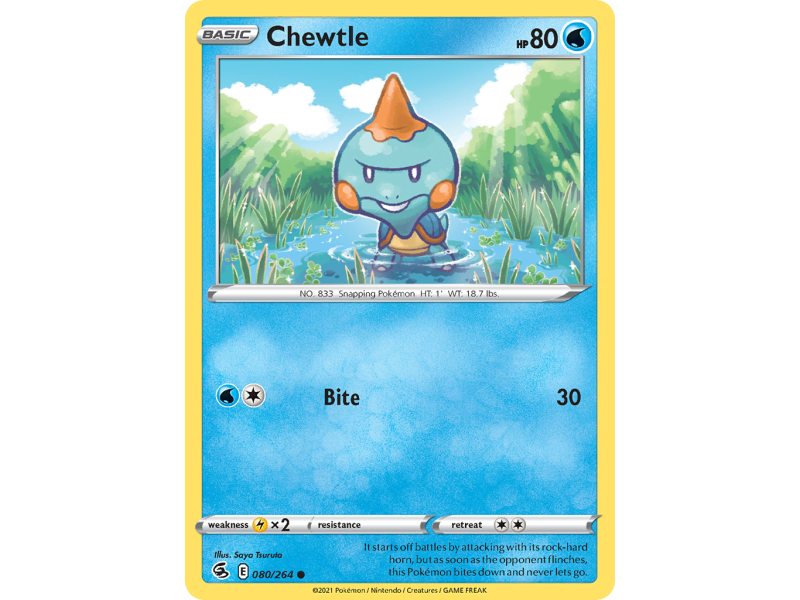 Chewtle (Reverse Holo)