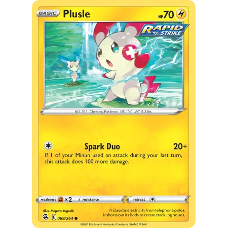 Plusle (Reverse Holo)