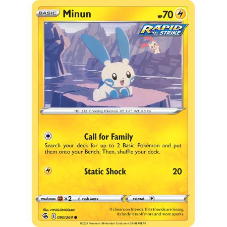 Minun (Reverse Holo)