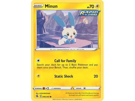 Minun (Reverse Holo)