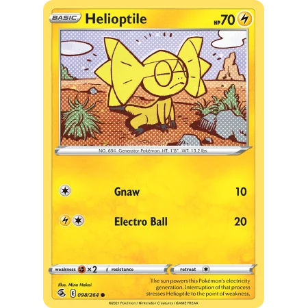 Helioptile (Reverse Holo)