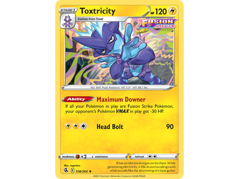 Toxtricity (Reverse Holo)