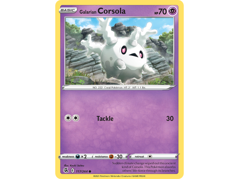 Galarian Corsola (Reverse Holo)