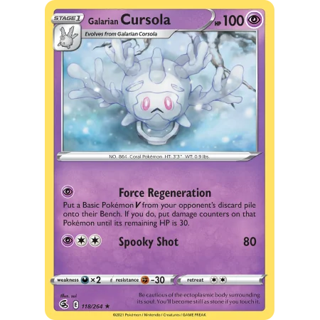 Galarian Cursola (Reverse Holo)