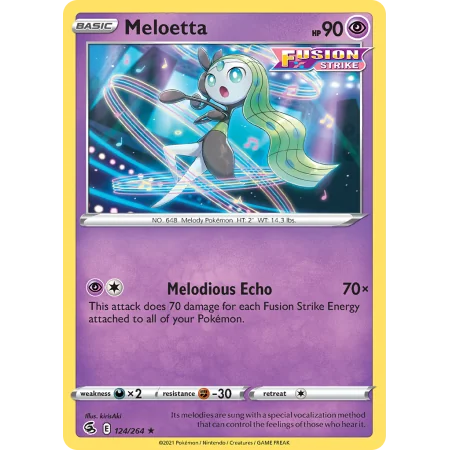 Meloetta (Reverse Holo)