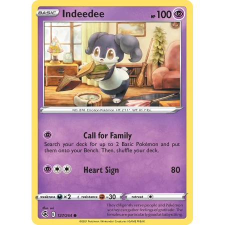 Indeedee (Reverse Holo)