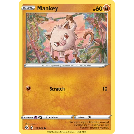 Mankey (Reverse Holo)