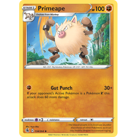 Primeape (Reverse Holo)