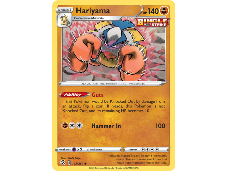 Hariyama (Reverse Holo)