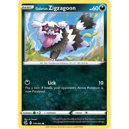 Galarian Zigzagoon (Reverse Holo)