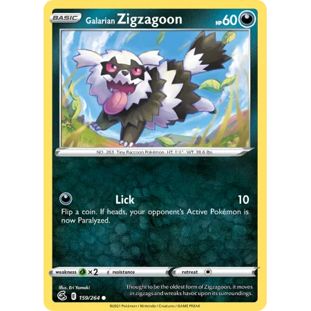 Galarian Zigzagoon (Reverse Holo)