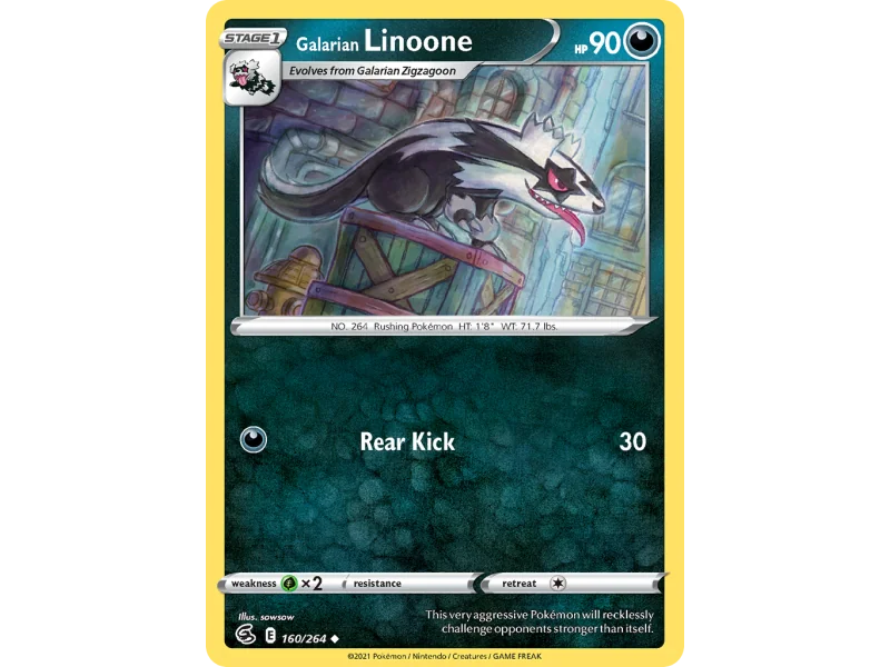 Galarian Linoone (Reverse Holo)