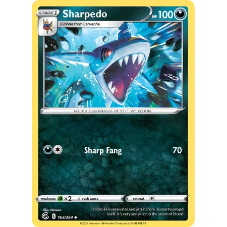 Sharpedo (Reverse Holo)