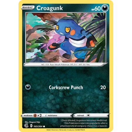 Croagunk (Reverse Holo)