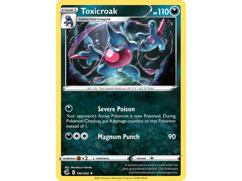 Toxicroak (Reverse Holo)