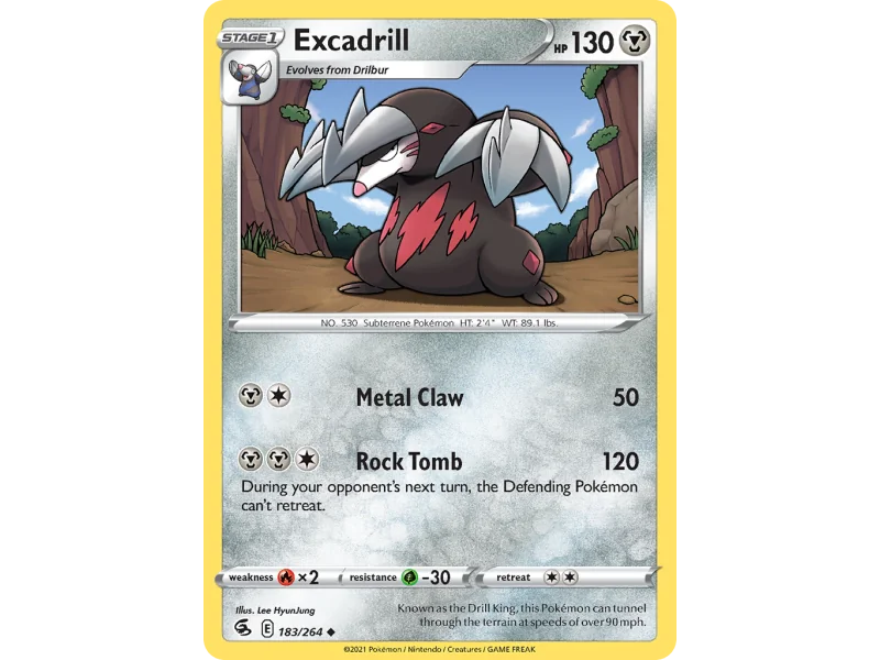 Excadrill (Reverse Holo)
