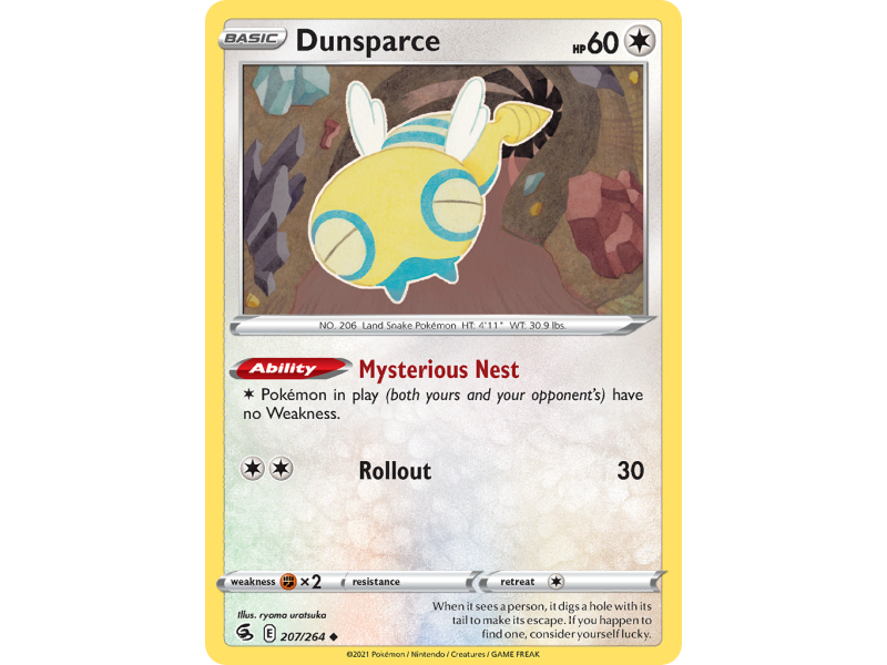 Dunsparce (Reverse Holo)