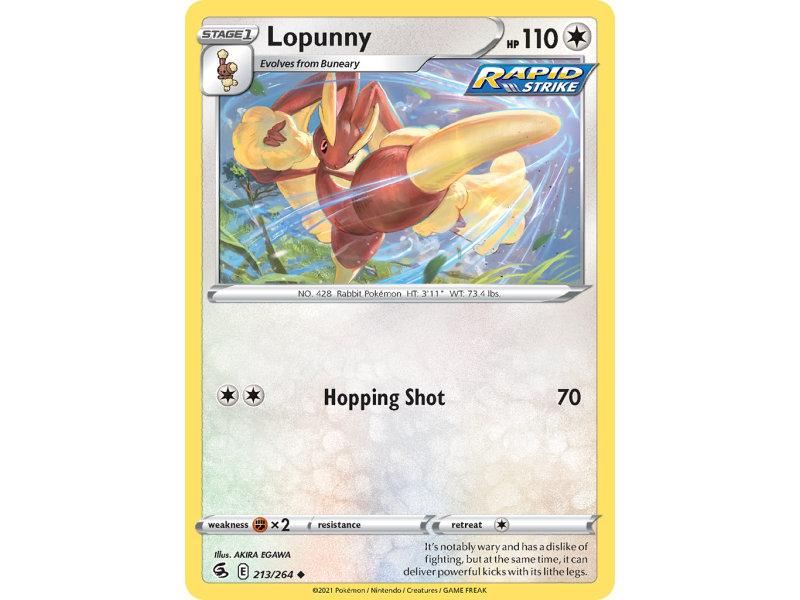 Lopunny (Reverse Holo)