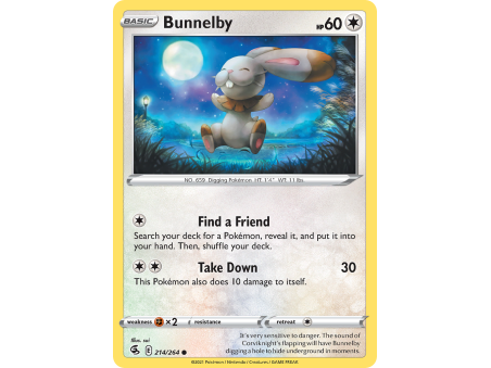 Bunnelby (Reverse Holo)
