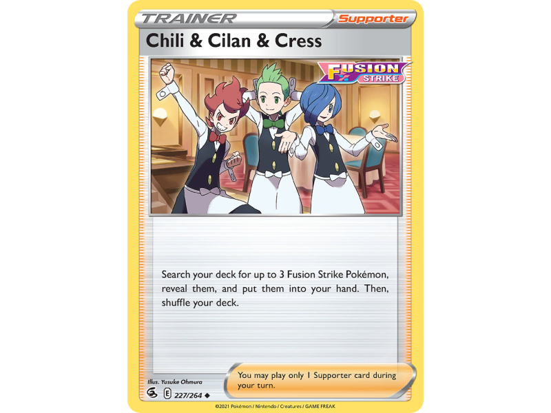 Chili & Cilan & Cress (Reverse Holo)